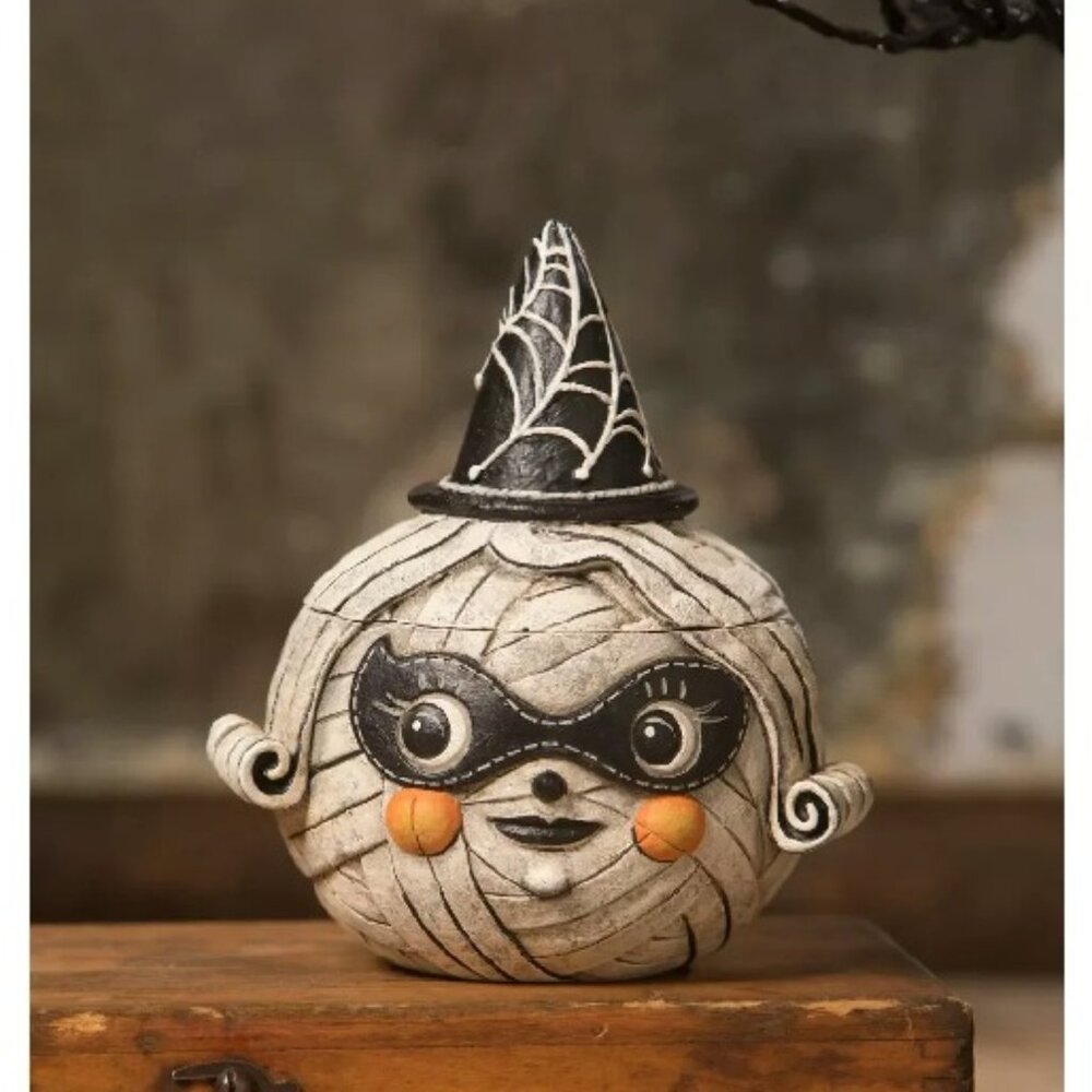 Johanna Parker Bethany Lowe Halloween ~ Mummy Mumma Mia Container Jar